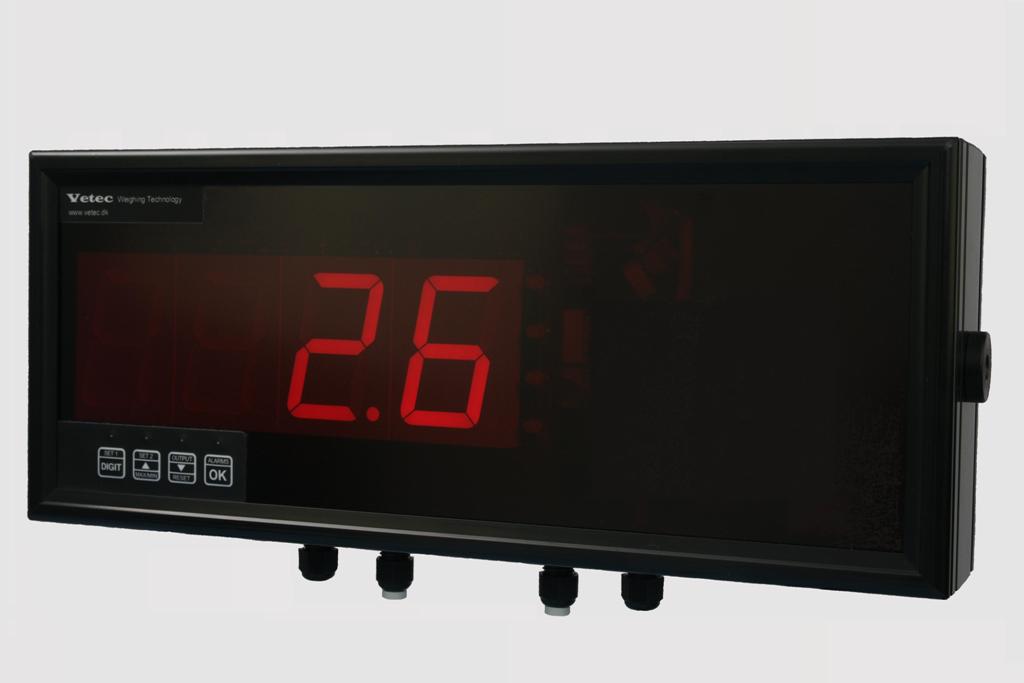 vetec display for crane load